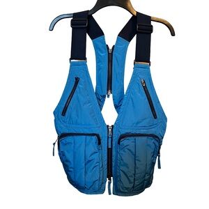 NWT FP MOVEMENT by Free People Ski Vest Outdoor Pursuits Utility Vest OS Blue